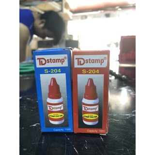Mực dấu Dstamp màu xanh, đỏ