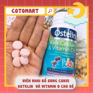 Canxi & vitamin D3 dạng viên Ostelin 90v 2y+