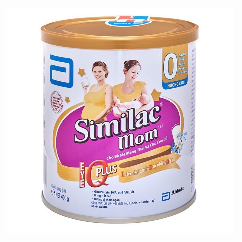 Thanh lý Sữa bột Similac Mom hương vani lon 400g