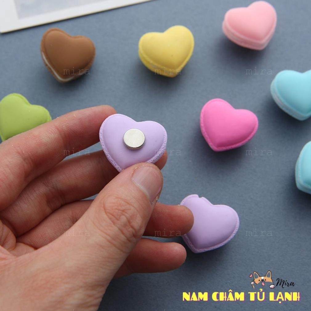 Nam Châm Tủ Lạnh 3D Hình Trái Tim Màu Love Trang Trí Bàn Học, Bàn Làm Việc, Đính Note MIRA-3D68004