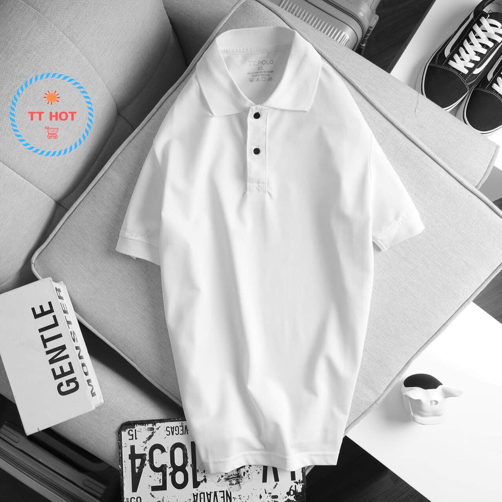 Áo Polo nam trơn basic Hàng Việt Nam cao cấp, chất vải cá sấu , chống nhăn tuyệt đối | BigBuy360 - bigbuy360.vn