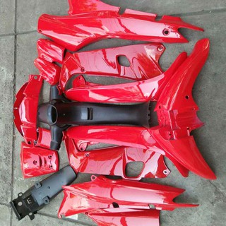 Dàn áo xe máy Wave a - nhựa ABS - màu đỏ cờ