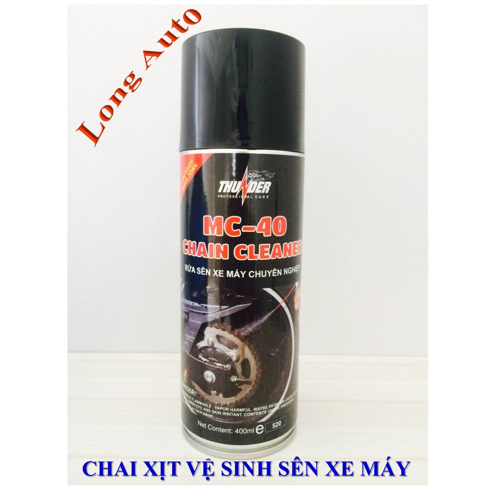 Chai xịt vệ sinh sên xe Chain Cleaner 400ml