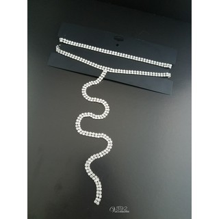 Set 2 dây choker đá - D363
