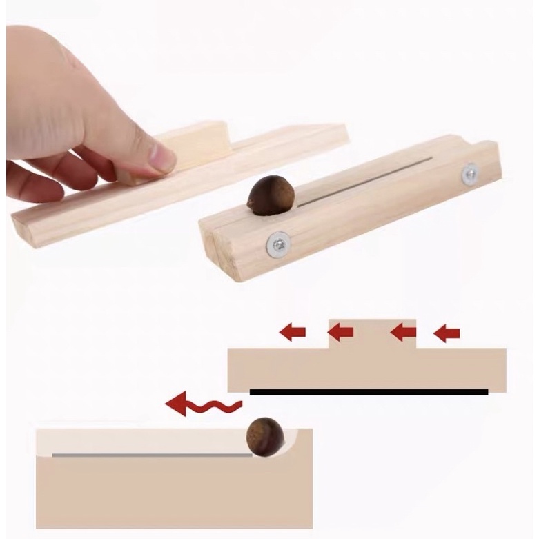 Dụng cụ tách vỏ hạt sen, hạt dẻ và macca