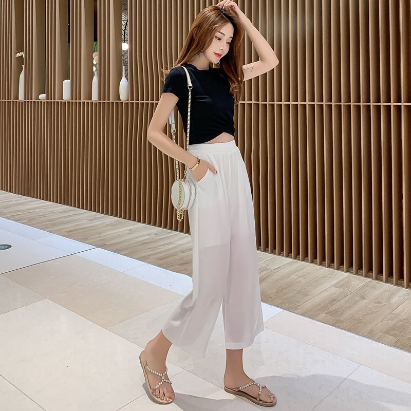 [Mã FADIRECT20 giảm 20K đơn 150K] Quần Lửng Ống Rộng Màu Trơn Cho Nữ Blxy520.Vn | BigBuy360 - bigbuy360.vn