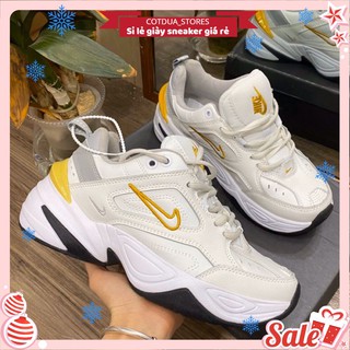 Giầy m2k trắng gót vàng 1:1 ( full box + free ship)