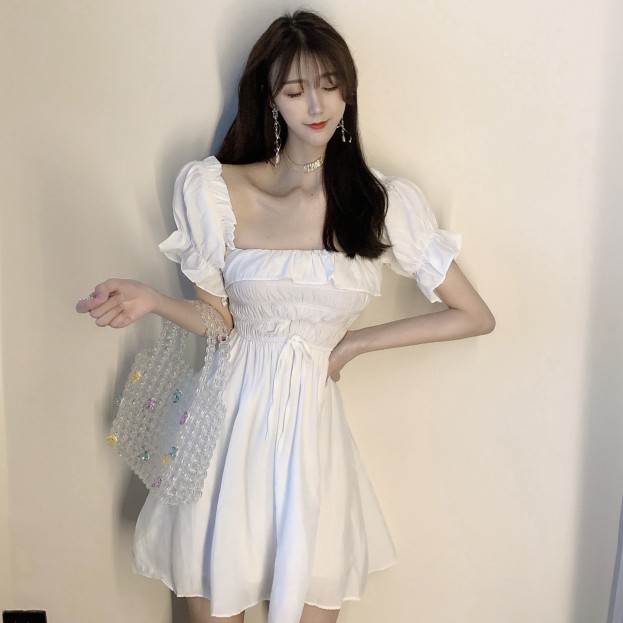 Đầm nữ dáng xòe mini tay ngắn Emilyshop