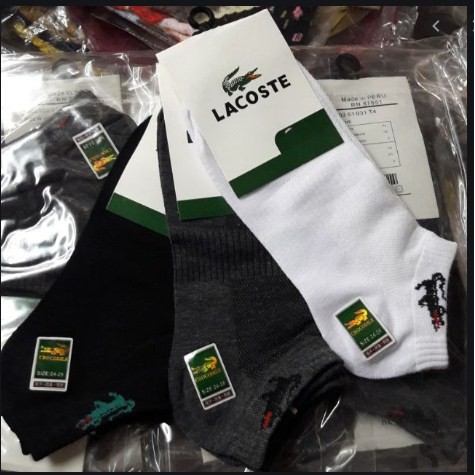 Tất Lacoste hàng thêu cao cấp