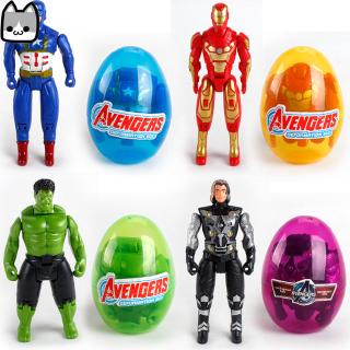 Transform Capsule Toy Movable Easter Egg Surprise Gacha Marvel's The Avengers Anime Doll Eggshell Collection Gift