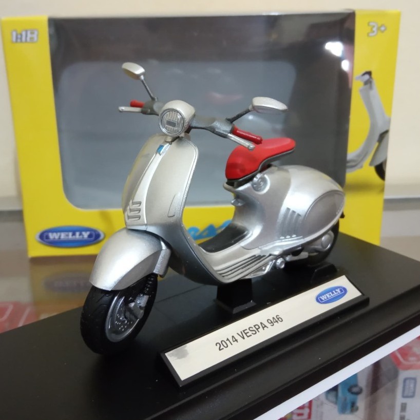 WELLY Mô Hình Xe VESPA 946 2014 Tỉ Lệ 1:18