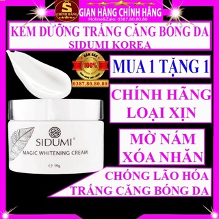 Kem dưỡng trắng căng bóng da Sidumi hàn quốc cho da mặt cổ tay chân body dành cho nữ nam bà bầu chống lão hóa Blue Love