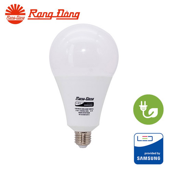 Bóng đèn LED bulb Rạng Đông 3W - 5W - 7W- 9W - 12W - 15W, Chip LED SAMSUNG Bảo Hành 2 Năm