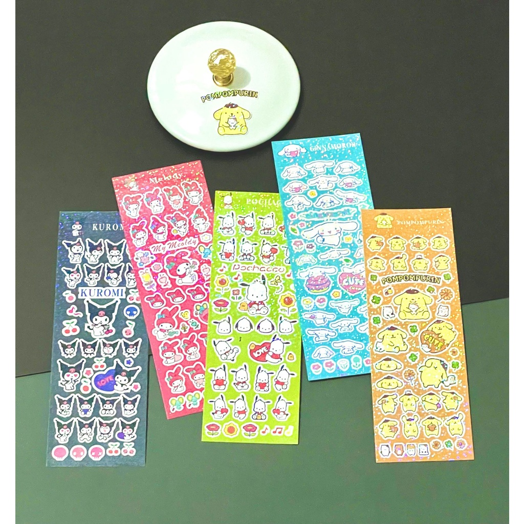 Peach 1Pcs Japanese cheese sweetheart cartoon animal stickers Journal Scrapbook Decor Sticker