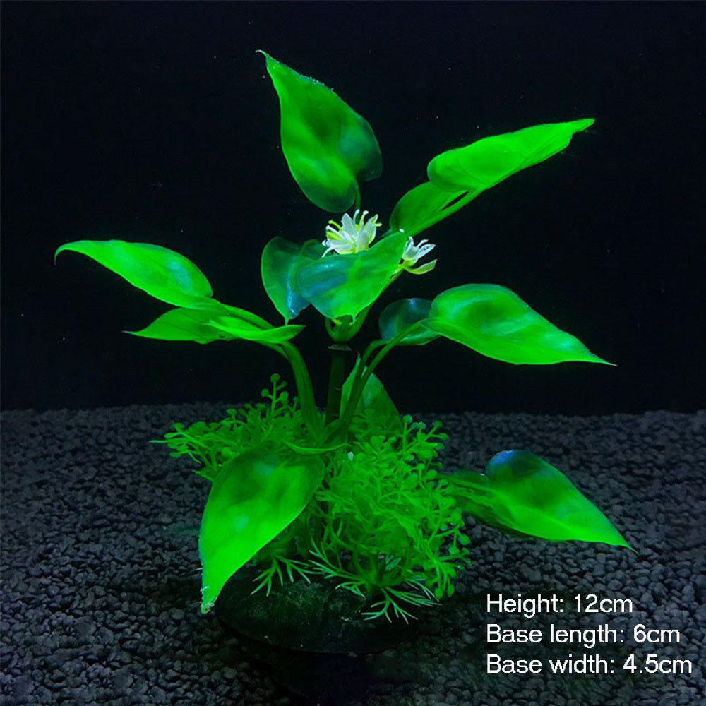 Cây Cỏ Giả Trang Trí Bể Cá 12cm