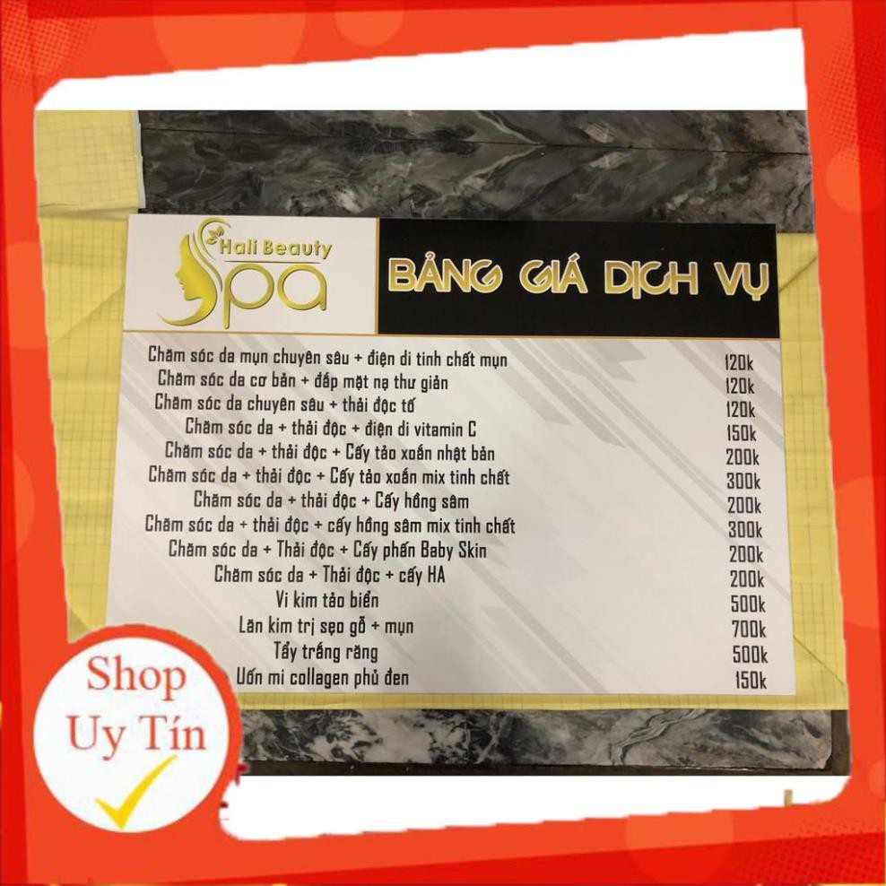 [RẺ VÔ ĐỊCH] -  TRANH BẢNG GIÁ CÁC DỊCH VỤ (FREE THIẾT KẾ ) IN DECAL THEO YÊU CẦU