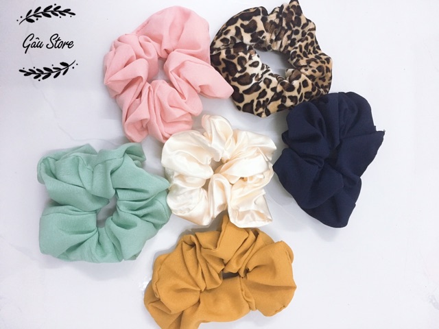 Cột Tóc Scrunchies Nhiều Màu ( hình thật ảnh cuối)