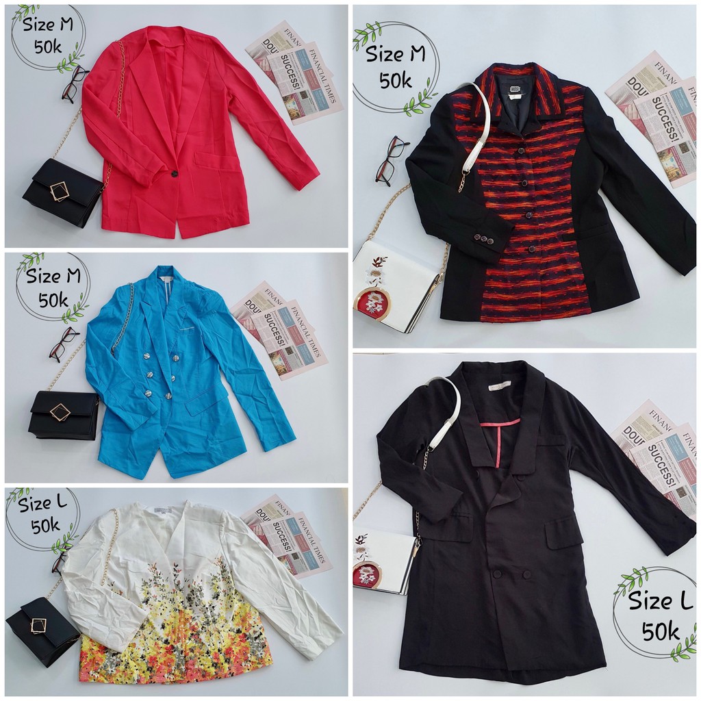 Vest, blazer Hàn - Nhật [2hand] đồng giá 50k | BigBuy360 - bigbuy360.vn