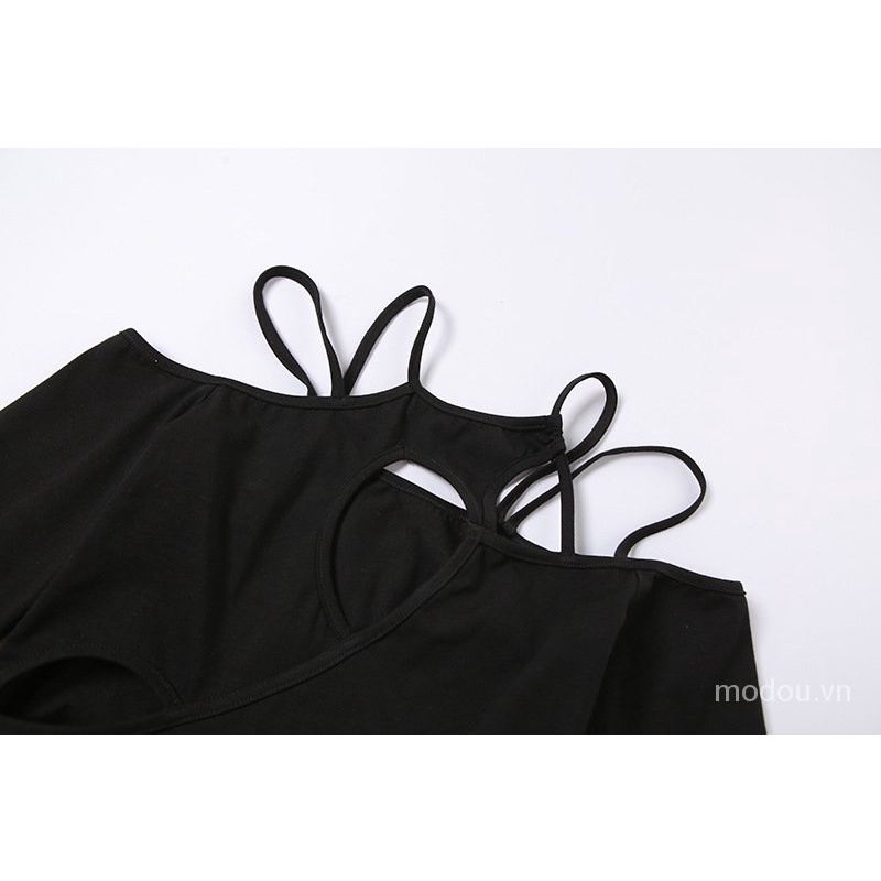 Bodysuit Tay Dài Phối Choker Thiết Kế Quyến Rũ Cho Phái Nữ | BigBuy360 - bigbuy360.vn