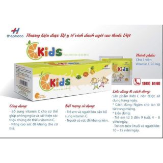 Ckids ngậm bổ sung Vitamin c  dành cho bé