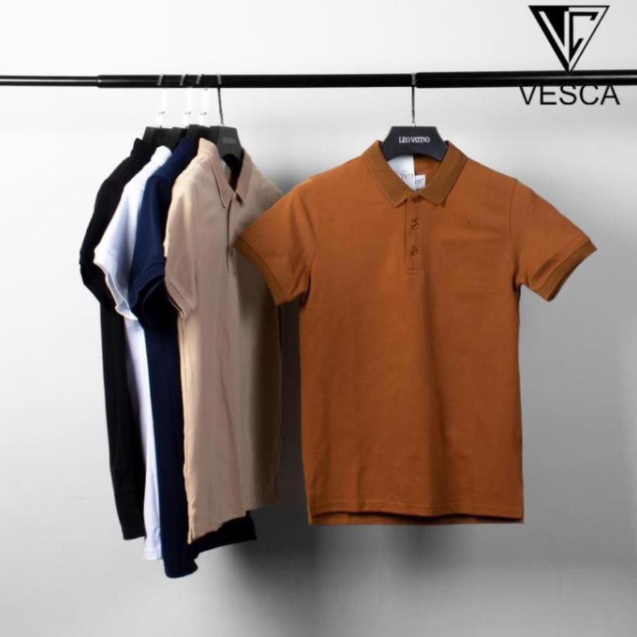 áo Polo nam Galvin vải cá sấu Cotton co giãn cao cấp dệt bo lưới chuẩn form cổ bẻ tay ngắn 25 - Leo Vatino E4 | BigBuy360 - bigbuy360.vn