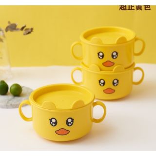 Khay ăn dặm lúa mạch hình gà vàng cho bé