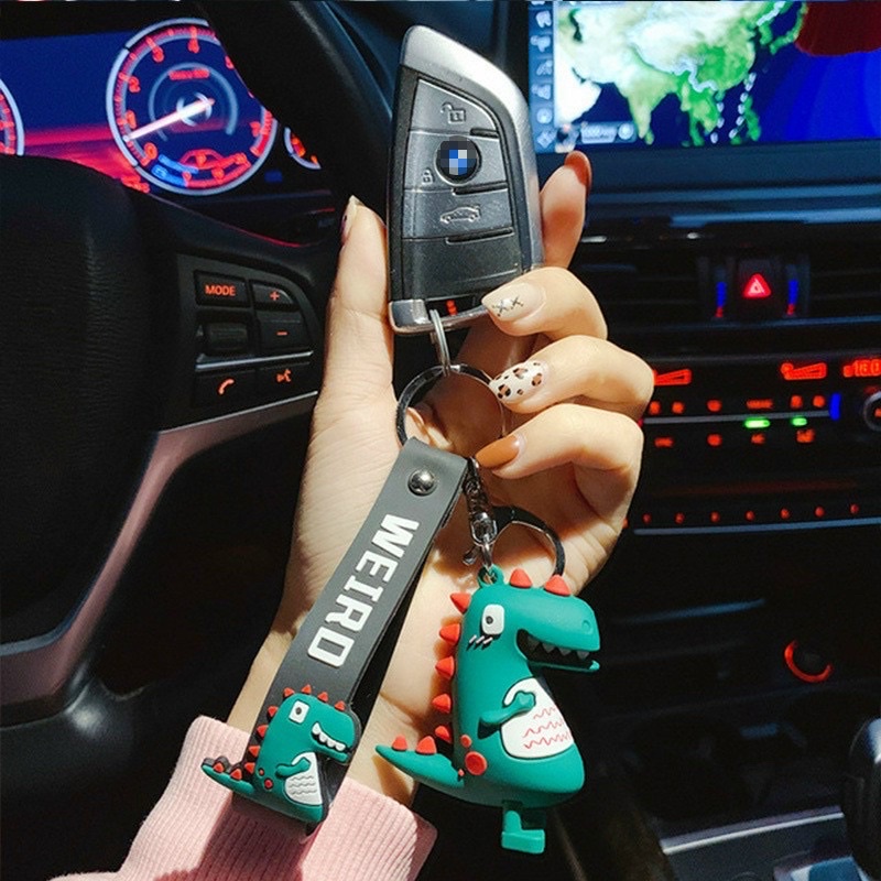 Móc khoá khủng long siêu cute móc treo chìa khoá ô tô xe máy,túi xách móc treo đa năng