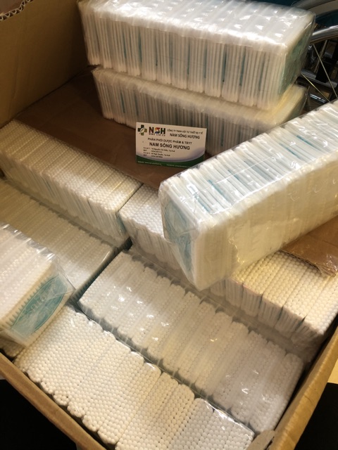 ❤️ Combo 12 túi tăm bông vệ sinh ngoáy tai mũi softtana soft tana que Bông ngoáy tai vệ sinh người lớn - trẻ em tanaphar