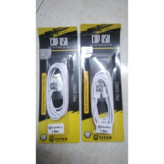 CÁP SẠC MICRO USB TITAN CA08
