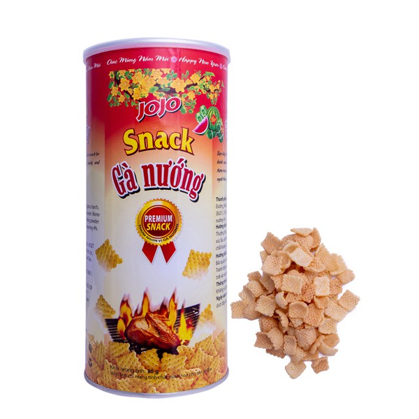 BÁNH SNACK JOJO GÀ NƯỚNG LON 80G