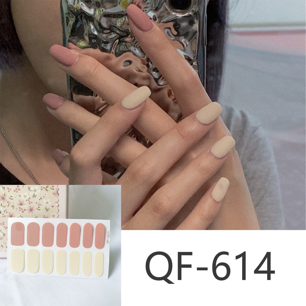 Miếng dán móng tay 3D màu trắng sữa không thấm nước xinh xắn cho nữ | BigBuy360 - bigbuy360.vn