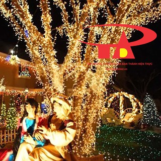 Combo (20 Dây Đèn Led Chớp 7m, Loại Tốt, Giá Rẻ, Nên Mua) Đèn Led Trang Trí Noel, Giáng Sinh, Quán Cafe...