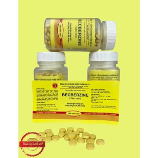 Viên hương liên - BECBERZINE viên nén - Lọ 500 viên