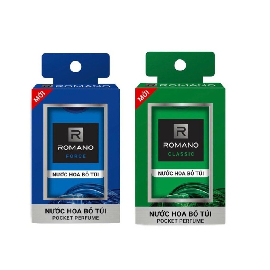 Nước hoa Cao Cấp bỏ túi Romano 18ml xịt tới 250 lần