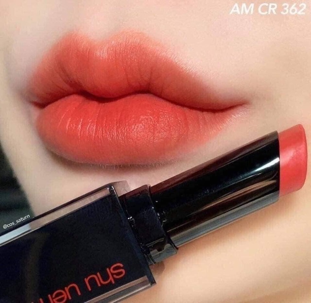 ✿[TẶNG KÈM BILL] Son SHU UEMURA màu 362 hồng cam san hô nhật chuẩn auth 100% #THUYNGA.BEAUTY.SHOP#