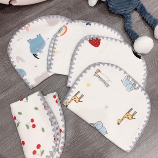 Gối xô muslin tree sợi tre 10 lớp mềm mịn thấm mồ hôi cho bé sơ sinh