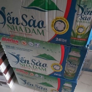Nước Yến Nha Đam Bidrico thùng 24 chai