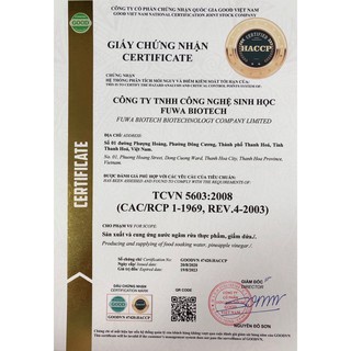 Nước Lau Sàn Hữu Cơ Fuwa3e Sả Chanh