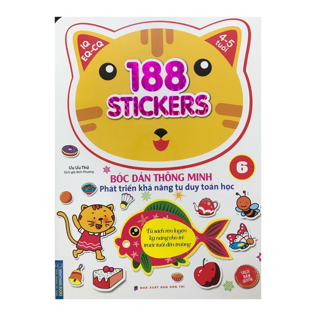 Sách - 188 sticker bóc dán thông minh 6