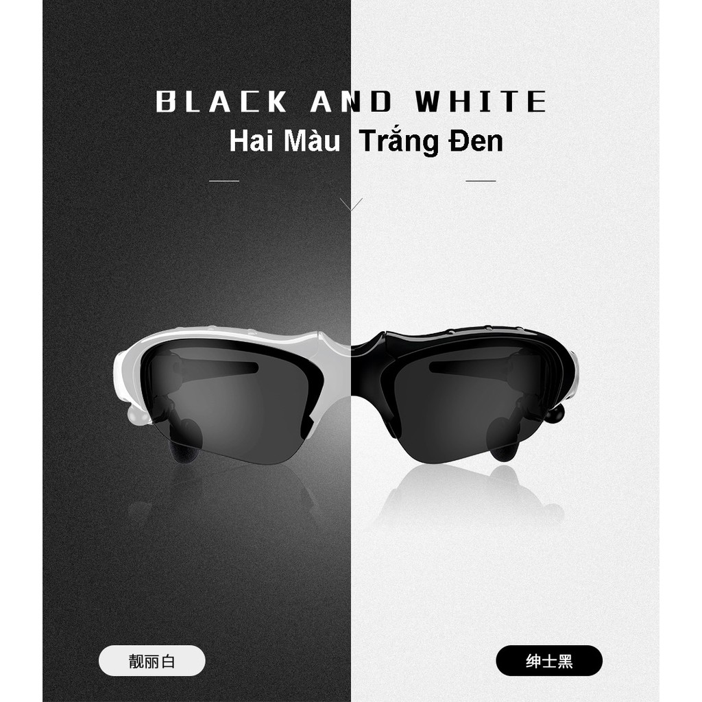 Tai nghe thông minh Wang Hung nhiều chức năng không dây mắt kiếng phân cực mắt râm kèm tai nghe nhét tai | BigBuy360 - bigbuy360.vn