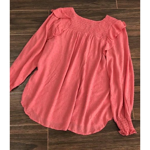 Áo Loft Bèo Vai Hồng - LILAC