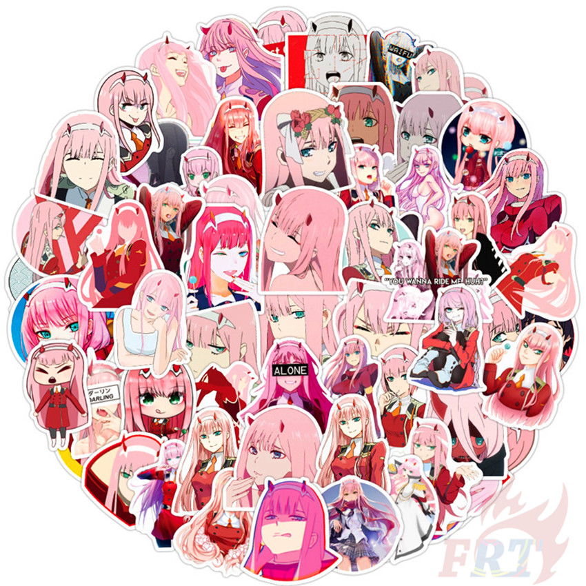 100Pcs/Set ❉ DARLING in the FRANXX Series B - Anime Stickers ❉ DIY Fashion Mixed Waterproof Doodle Decals Stickers