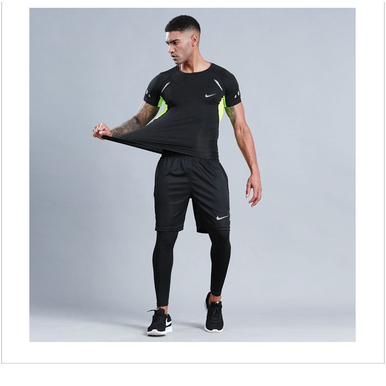 Bộ Đồ Bơi 3 Món Áo Tay Dài + Quần Short + Quần Nhanh Khô Dành Cho Nam