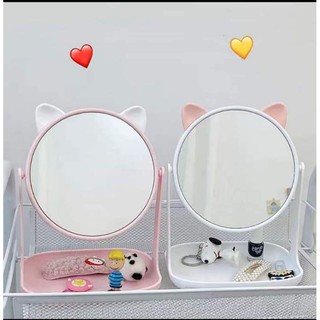 GƯƠNG ĐỂ BÀN HÌNH TAI THỎ MINI DỄ THƯƠNG CỰC.KÌ