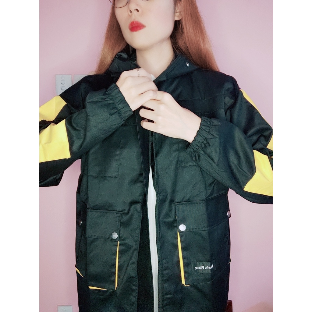 Áo khoác kaki túi hộp unisex 🤘 Freesize dưới 65kg 🤘 Hình thật đi đôi với chất lượng