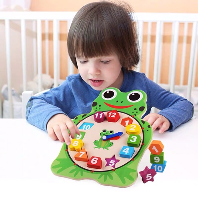 🐸Bộ đồng hồ hình Ếch con (Cú con)🐦