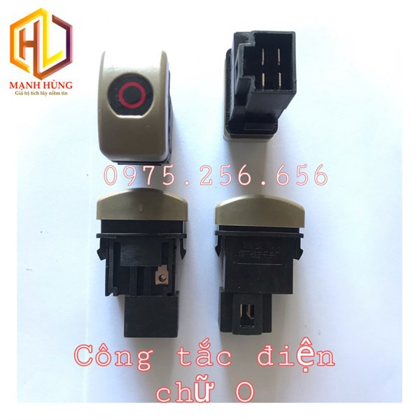 Công Tắc Bập Bênh Điện Chữ O 4 chân