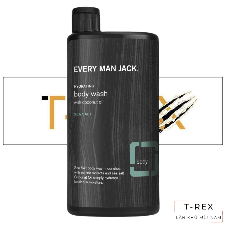 [FREESHIP] Sữa Tắm Every Man Jack Sea Salt Body Wash 500ML