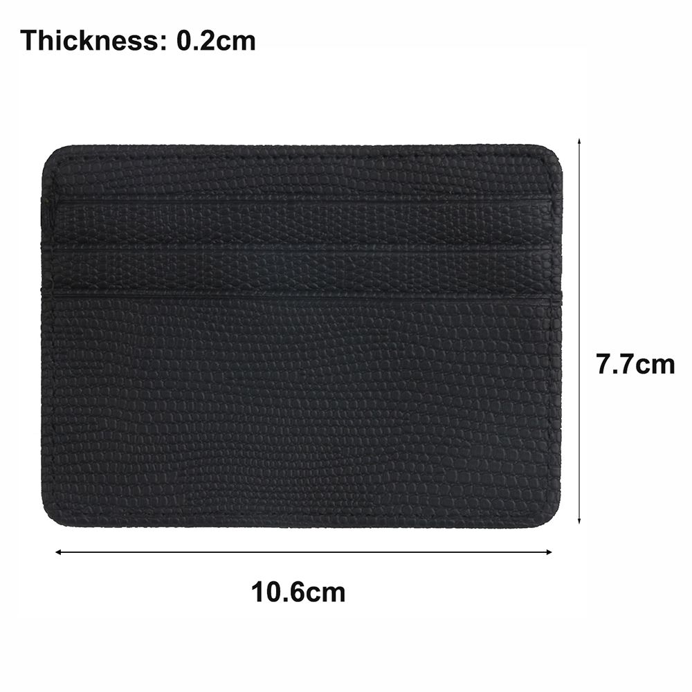 Ví Đựng Thẻ 4 Ngăn Bằng Da Tiện Lợi