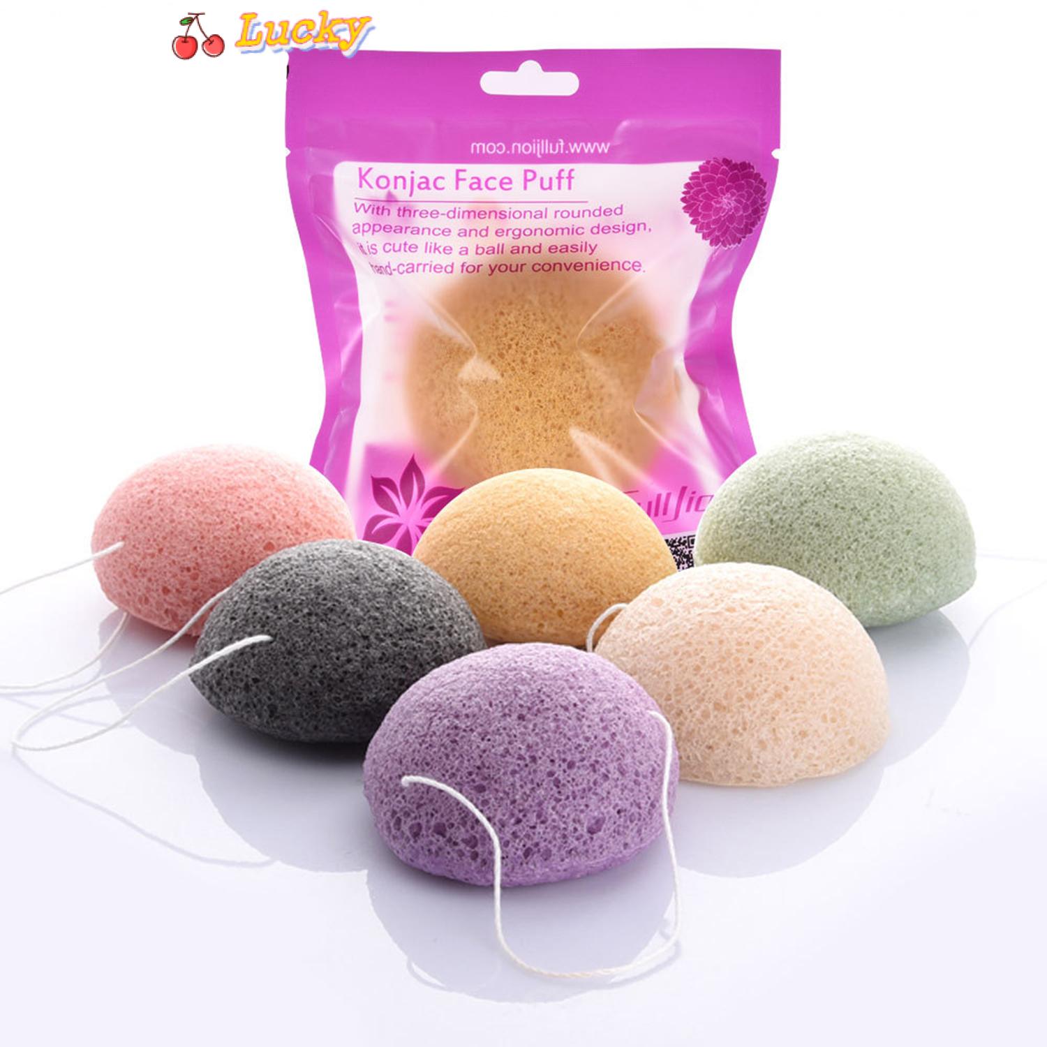 (Hàng Mới Về) Mút Rửa Mặt Konjac Mềm Mại Chăm Sóc Da